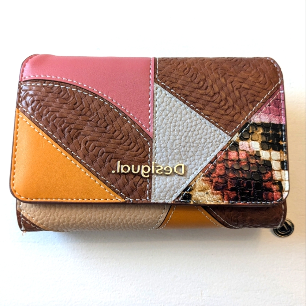 Desigual Patchwork Multi-Color Women’s Wallet